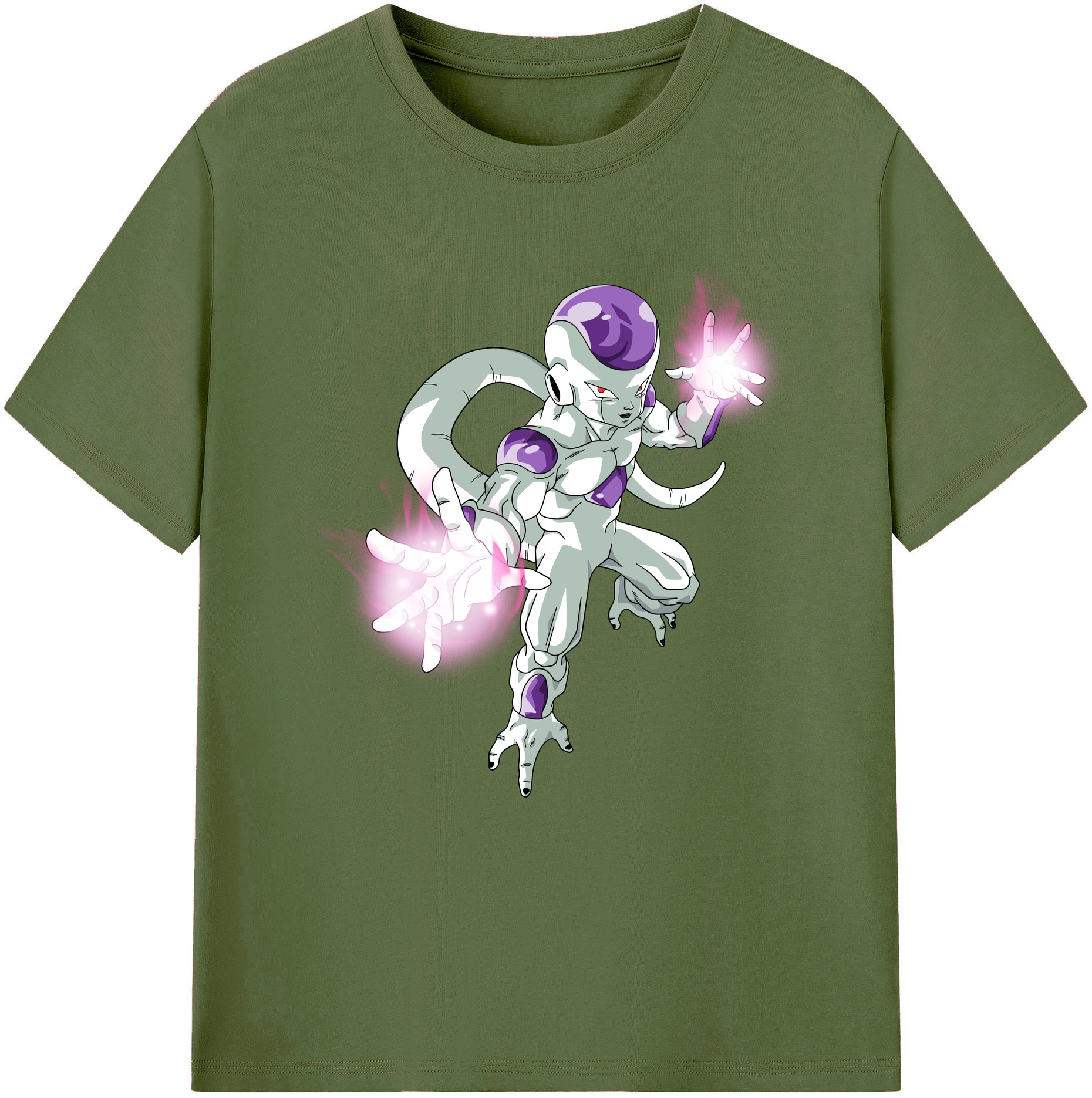 （画像用） ドラゴンボール フリーザ DRAGON BALL Frieza 綿100％半袖Tシャツ（フロントプリント）